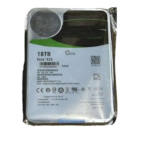 HIHSYEWYB for HDD 18TB SATA 7200 3,5'' NAS-Server-Festplatte ST18000NM003D von HIHSYEWYB