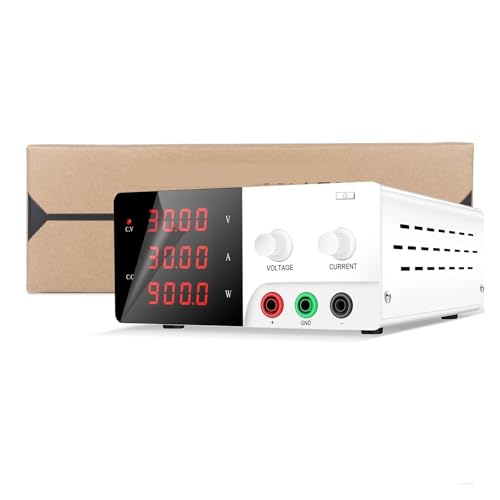 900W Professionelles Schaltnetzteil DC 0-30V 0-20-30A Einstellbares Labornetzteil Konstantspannung Digital Variable Für Videoüberwachung, Radio(0-30V 0-30A-01) von HIHUPTRW