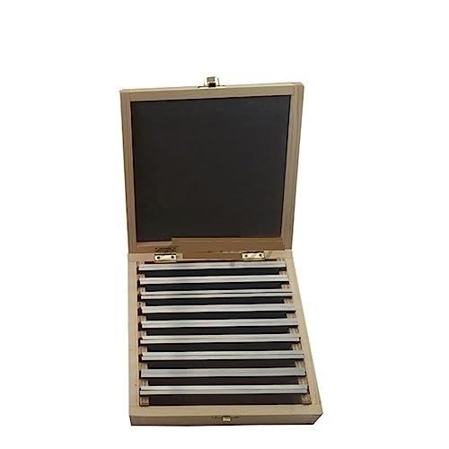 Einstellblöcke, 100 x 4 mm, 9 Paare, hochpräzise Parallel-Set-Parallelität, 0,005 mm Parallel-Bock-Set, gehärtete Parallelen-Werkzeuge Holzbearbeitungswerkzeuge von HIHUPTRW