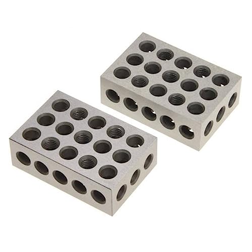 Einstellblöcke, 2 Stück/Set 25–50–75 mm Blöcke aus gehärtetem Stahl, 0,005 Zoll präzise abgestimmter Maschinist, 123 Fräswerkzeug, 23 Löcher, 1–2–3 Zoll Blocklehre Holzbearbeitungswerkzeuge(25-50-75MM Einstellblöcke, 2 Stück/Set 25–50–75 mm Blöcke aus gehärtetem Stahl, 0,005 Zoll präzise abgestimmter Maschinist, 123 Fräswerkzeug, 23 Löcher, 1–2–3 Zoll Blocklehre Holzbearbeitungswerkzeuge(25-50-75MM von HIHUPTRW