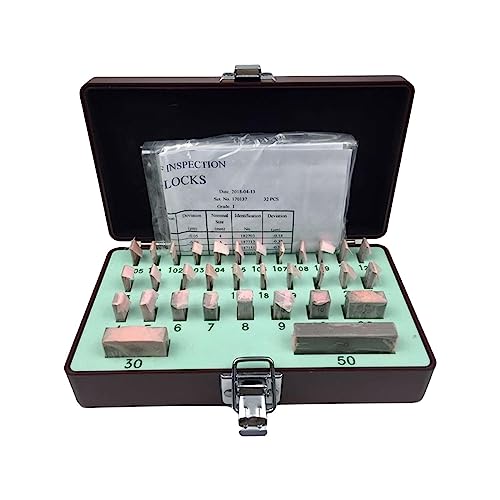 Einstellblöcke, 32-teiliger Winkel-Messblock, Maschinist Tool Gage Inspection Block-Set, Stahl-Messblock-Set Holzbearbeitungswerkzeuge Einstellblöcke, 32-teiliger Winkel-Messblock, Maschinist Tool Gage Inspection Block-Set, Stahl-Messblock-Set Holzbearbeitungswerkzeuge von HIHUPTRW