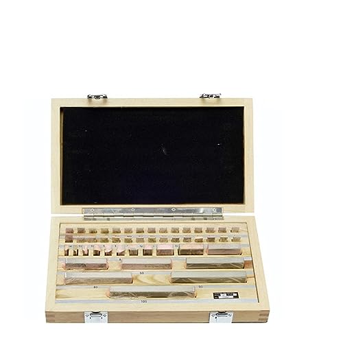 Einstellblöcke, 47 Teile/satz 1 Klasse 0, Klasse 1,005-100 Inspektion Block Gauge Test Messschieber Blöcke Messinstrumente Holzbearbeitungswerkzeuge(0 grade) von HIHUPTRW