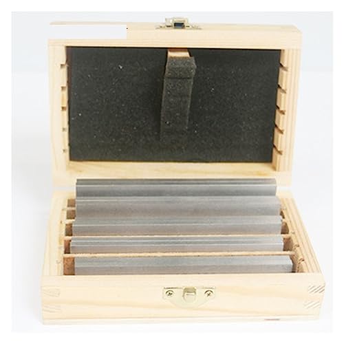 Einstellblöcke, 6 Paar 12-teiliges Parallel-Pad-Messblock-Legierungsstahl-CNC-Fräspad-Set 120 mm x (10-35 mm) for Schraubstock-Fräsmaschinenlatten Holzbearbeitungswerkzeuge von HIHUPTRW