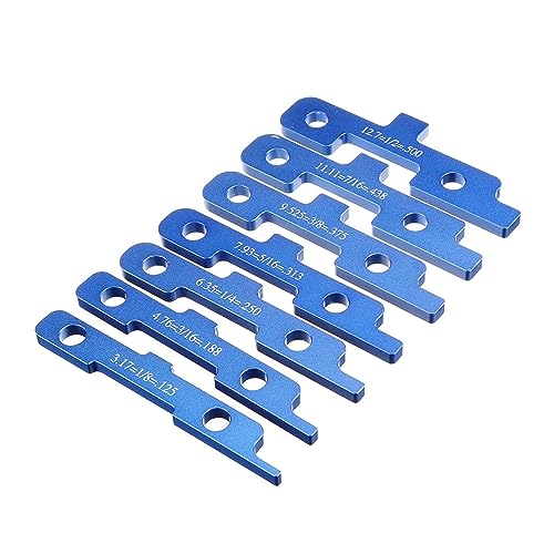 Einstellblöcke, 7-teiliger Präzisionsfräser, Tischaufstellstangen, Holzbearbeitungs-Aluminium-Aufstellblock, Höhenmesser-Set, Tischkreissägen-Zubehör, Gehrungslehren-Werkzeug Holzbearbeitungswerkzeuge Einstellblöcke, 7-teiliger Präzisionsfräser, Tischaufstellstangen, Holzbearbeitungs-Aluminium-Aufstellblock, Höhenmesser-Set, Tischkreissägen-Zubehör, Gehrungslehren-Werkzeug Holzbearbeitungswerkzeuge von HIHUPTRW