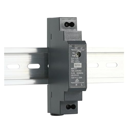 HDR-Serie HDR-15 Din-Schienen-Schaltnetzteil 5V 12V Netzteil 15W AC-DC 24V Spannungsstabilisierungstransformator Für Videoüberwachung, Radio(12V) von HIHUPTRW