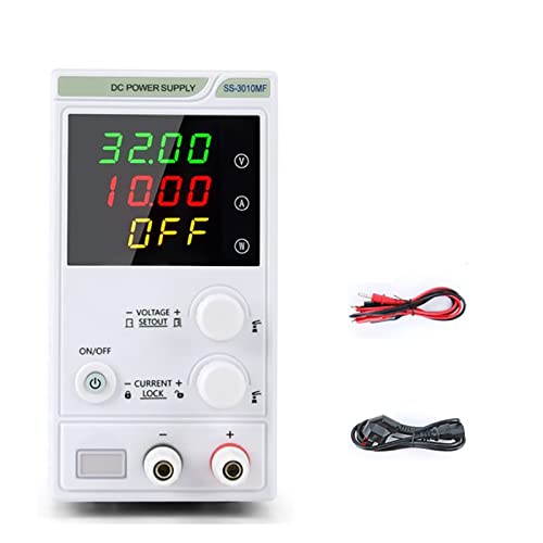 Variables DC-Netzteil mit Speicherfunktion 40 A 20 V 300 W Laborprogrammierbare Laborbank-Netzteilquelle Einstellbar Für Videoüberwachung, Radio(SS-3010MF) von HIHUPTRW