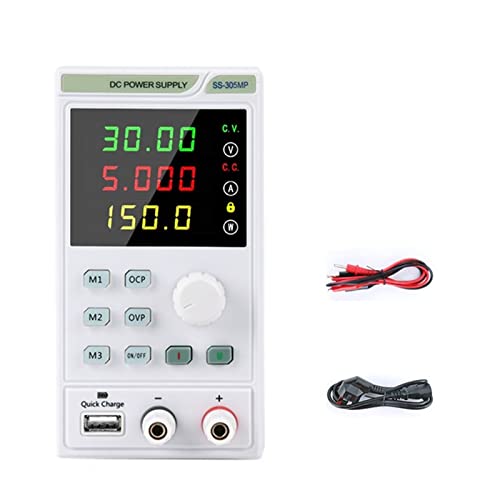 Variables DC-Netzteil mit Speicherfunktion 40 A 20 V 300 W Laborprogrammierbare Laborbank-Netzteilquelle Einstellbar Für Videoüberwachung, Radio(SS-305MP) von HIHUPTRW