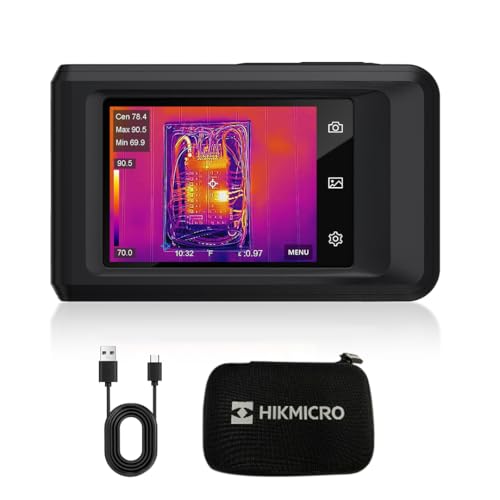 HIKMICRO Wärmebildkamera PocketC 256 x 192 IR-Auflösung mit 8MP Visueller Kamera, 25 Hz, 3,5-Zoll-Touchscreen-Wärmebildscanner, IP54, -20℃~400℃ HIKMICRO Wärmebildkamera PocketC 256 x 192 IR-Auflösung mit 8MP Visueller Kamera, 25 Hz, 3,5-Zoll-Touchscreen-Wärmebildscanner, IP54, -20℃~400℃ von HIKMICRO