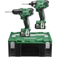 Combopack 2 Werkzeuge 12V (DS12DA + WH12DA) (2x5,0 Ah) Hikoki KC12DAWAZ von HIKOKI
