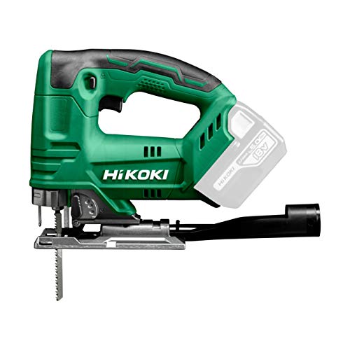 HiKOKI Akku-Stichsäge CJ18DA (18V, Li-Ion, 26mm Hubhöhe, 4-stufige Pendelhubfunktion, Werkzeuglose Sägeblattaufnahme, Regelelektronik, LED, im Transportkoffer, ohne Akku und Ladegerät), 276x202x81 mm von HIKOKI