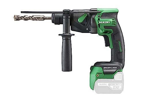 HiKOKI Akku Bohrhammer DH18DPB (18V, mit Brushless Motor,RFC Funktion, Kick-Back-Control, im Transportkoffer, ohne Akku und Ladegerät) von HIKOKI