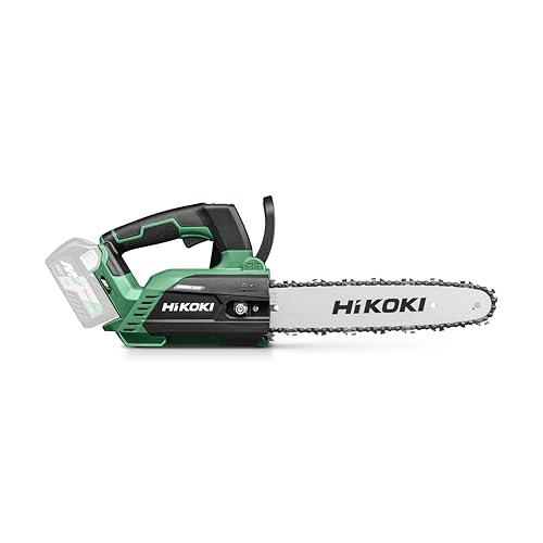 HiKOKI Akku-Kettensäge - 36 V - 30 cm Sägeblatt, bürstenloser Motor, Leicht, leistungsstark, präzise Schnitte - Ideal für Baumpflege - Ohne Akku und Ladegerät von HIKOKI