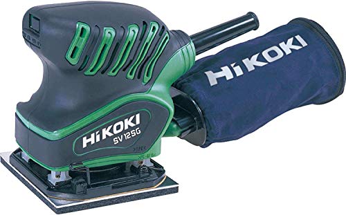 HIKOKI Schwingschleifer (200 Watt, 230 V, Leerlaufdrehzahl 14.000 min-1, Schwingkreis-Ø 1,5 mm, hohe Abtragung, Staubbeutel, im Karton) von HIKOKI