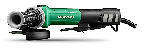 HIKOKI Winkelschleifer G13BYEQ2, Schleifscheiben Ø: 125 mm (240V, Leistungsaufnahme: 1320 W, Leerlaufdrehzahl: 10000 min-1, Antriebsspindel: M14, Brushless, Wiederanlaufschutz) Zubehör im Karton. von HIKOKI