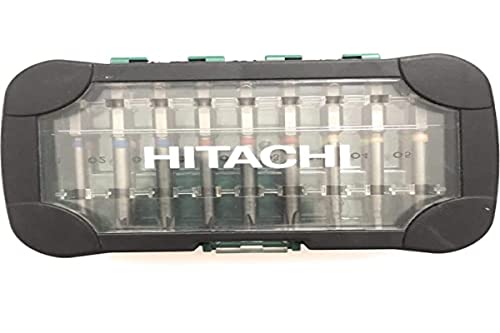 HiKOKI 750361 - 18-teiliger Bitsatz, extra lang, 75 mm, PH1-2-3, PZ1-2-3, flach 4.5 – 6.5, Hex 3-4-5, T10-15-20-25-27-30-40 von HIKOKI