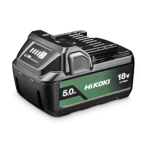 HiKOKI Akku BSL1850MA (18V, 5.0 Ah, Li-Ion, 4-Stufen-LED Ladestandskontrolle) von HIKOKI