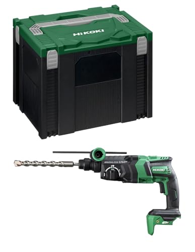 HiKOKI Akku Bohr- & Meißelhammer DH36DPE (36V, 3.2 J, Brushless, SDS-plus, LED, Transportkoffer, ohne Akku und Ladegerät von HIKOKI