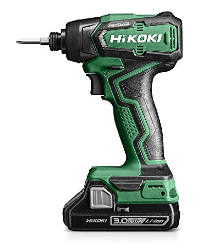 HiKoki 18V Akku Schlagschrauber(1/4") -2 x 3,0 Ah, 140 Nm- (WH18DDWQZ) von HIKOKI