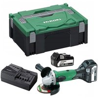 Winkelschleifer 18V Ø125 mm (2x5,0 Ah) im Koffer Hikoki G18DSL2WUZ von HIKOKI