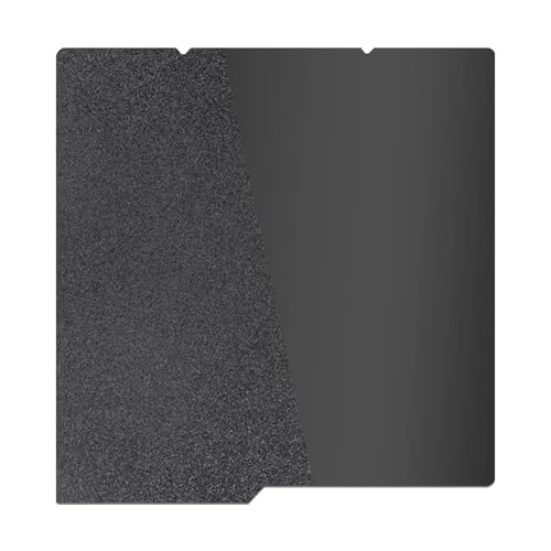 HIKUDIY 264X276mm Schwarze PEI Bauplatte für Kobra S1, Glatte PEI+Texturierte PEI Plattform Federstahl Flexible Plattform Beheiztes Bett für Anycubic Kobra S1 Combo 3D Drucker von HIKUDIY