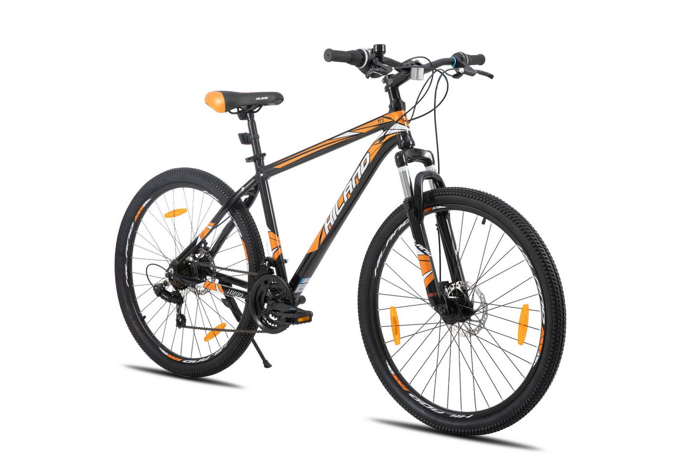 HILAND Mountainbike 26/27,5 Zoll Leichtgewichtiges MTB Jugendliche Herr Damen, Aluminiumrahmen Scheibenbremse Speichenräder Federgabel von HILAND