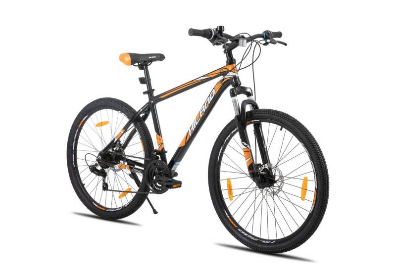 HILAND Mountainbike 26/27,5 Zoll Leichtgewichtiges MTB Jugendliche Herr Damen, Aluminiumrahmen Scheibenbremse Speichenräder Federgabel von HILAND