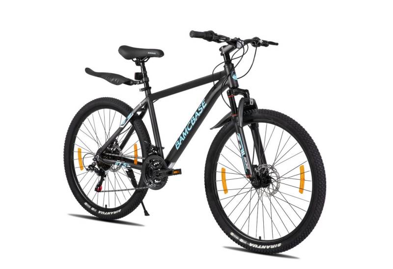 HILAND Mountainbike 26 27,5 Zoll Geländefähiges Fahrrad für Männer und Frauen, Aluminiumrahmen, 21-Gang, mechanischen Scheibenbremsen und Federgabel HILAND Mountainbike 26 27,5 Zoll Geländefähiges Fahrrad für Männer und Frauen, Aluminiumrahmen, 21-Gang, mechanischen Scheibenbremsen und Federgabel von HILAND
