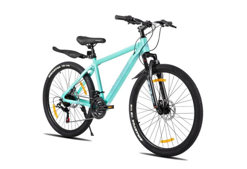 HILAND Mountainbike 26 27,5 Zoll Geländefähiges Fahrrad für Männer und Frauen, Aluminiumrahmen, 21-Gang, mechanischen Scheibenbremsen und Federgabel HILAND Mountainbike 26 27,5 Zoll Geländefähiges Fahrrad für Männer und Frauen, Aluminiumrahmen, 21-Gang, mechanischen Scheibenbremsen und Federgabel von HILAND