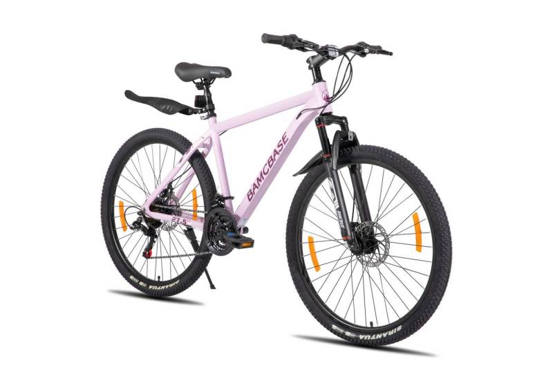 HILAND Mountainbike 26 27,5 Zoll Geländefähiges Fahrrad für Männer und Frauen, Aluminiumrahmen, 21-Gang, mechanischen Scheibenbremsen und Federgabel HILAND Mountainbike 26 27,5 Zoll Geländefähiges Fahrrad für Männer und Frauen, Aluminiumrahmen, 21-Gang, mechanischen Scheibenbremsen und Federgabel von HILAND