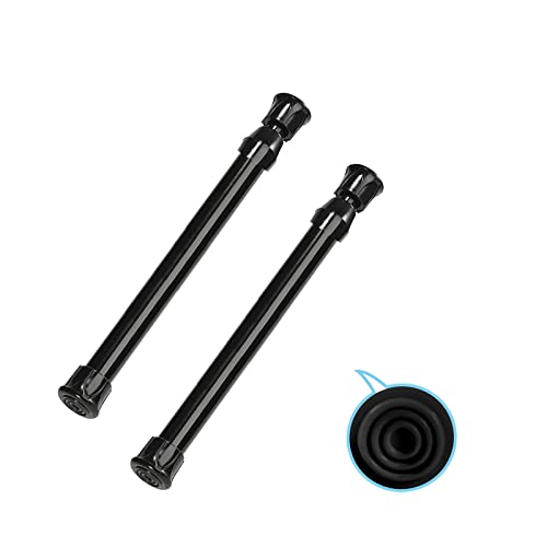 2 St¨¹ck kleine Spannstangen 18-28cm Gardinenstangen in ausziehbarer Breite, Federstange f¨¹r K¨¹chenutensilien, Schrank und Schrank, passt in die R?ume zum Aufstehen von HILLHOME