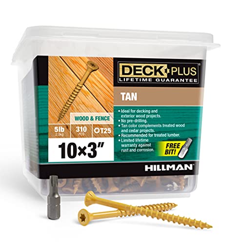 Deck Plus 48419 Deckschrauben, 2,3 kg. Box, (#10 x 3) von Deck Plus
