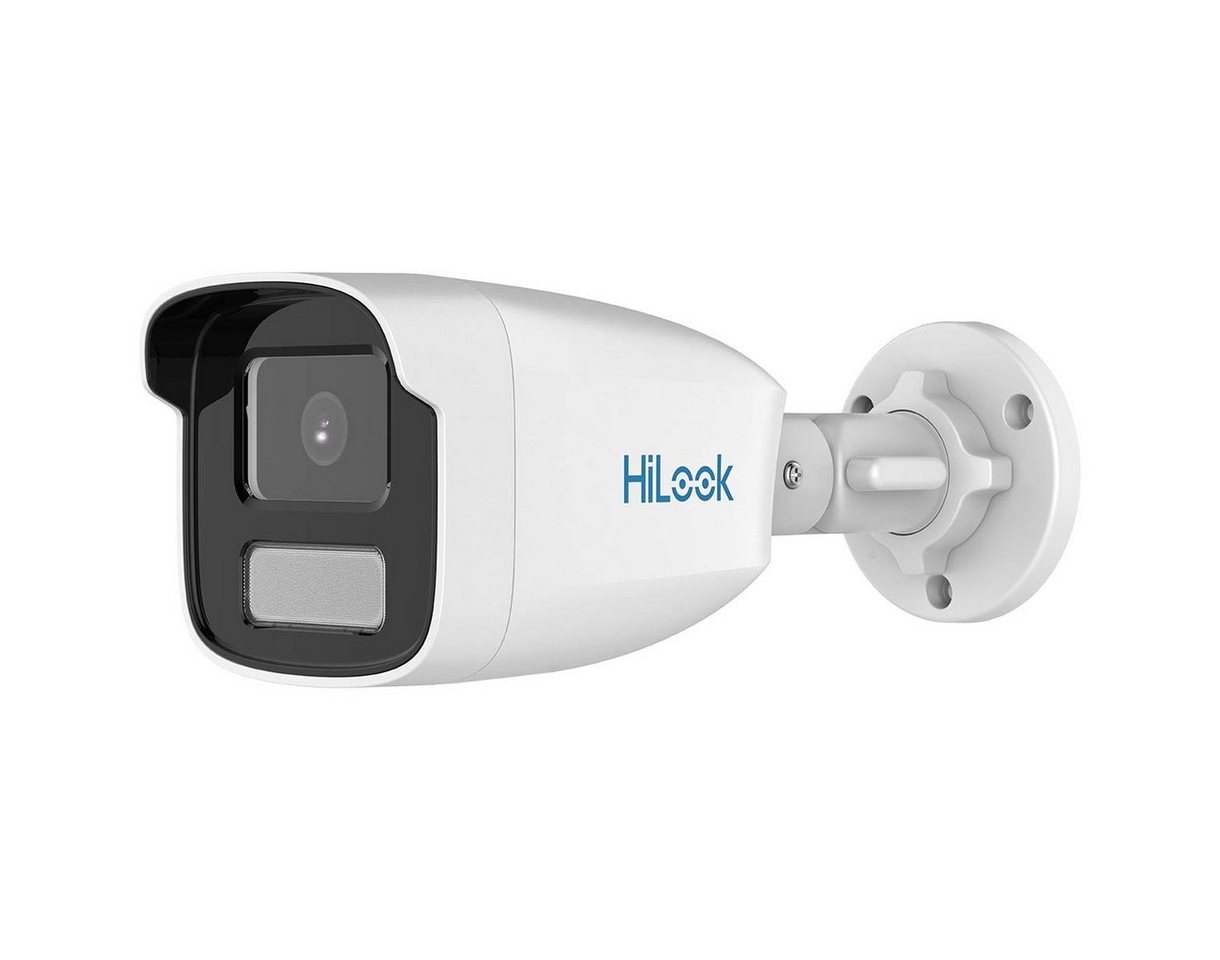 HILOOK IPC-B449H 4 MP ColorVu PoE Netzwerk wettergeschützte Überwachungskamera (Außenbereich, Innenbereich, Farbnachtsicht bis zu 50m, ONVIF, Bewegungserkennung) von HILOOK
