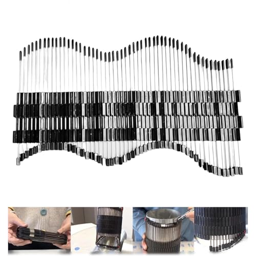 Werkzeug zur Profilierung von Rohren for mehrere Oberflächen, vielseitige Messung von Rohren mit mehreren Kurven, Werkzeug zur Messung von Umrisswinkeln, Schablonen for Einkerben von Rohren.(500mm) von HILQBUFN