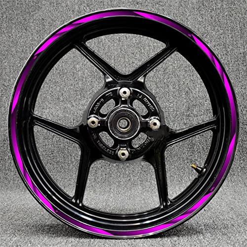HIMNIL Aufkleber Radnabe Reflektierende Felgenaufkleber Für Kawasaki Für Ninja ZX10R ZX6R ZX25R ZX7R ZX9R EX400 EX300 EX250 Felgenaufkleber(Color:10) von HIMNIL