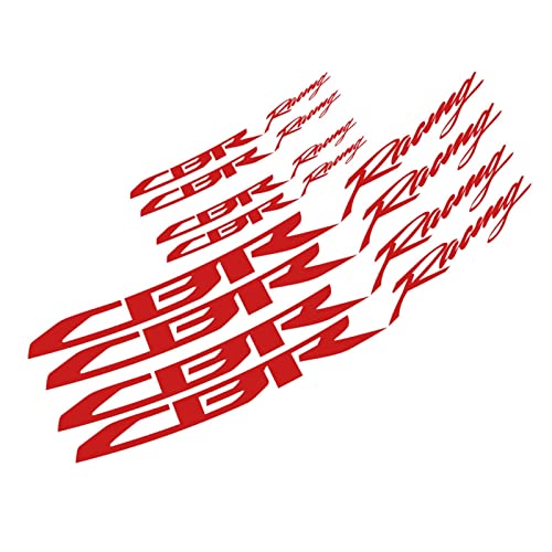 HIMNIL Motorrad Rad Aufkleber Reifen Reflektierende Streifen Aufkleber Felgen Aufkleber Für HRC CBR1000RR CBR600RR CBR650/500/300/250R Felgenaufkleber (Color : A) von HIMNIL