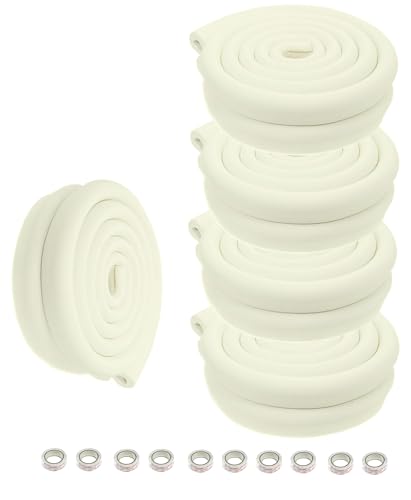 HIMRY® 20 Meter U-förmige Glastisch Kantenschutz, Tisch Möbel Kanten Schwamm Kissen Stoßschutz, Baby-Sicherheits-Tabellen-Schreibtisch Anti-Kollision Streifen (10x2M) Creme KXD7003 Ivory von HIMRY