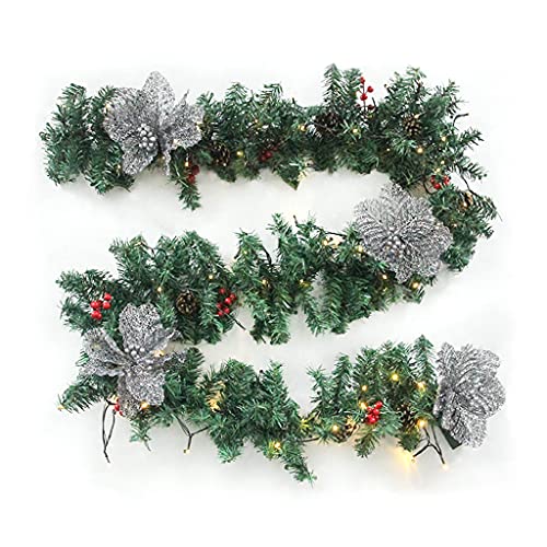 2,7m 2,7m Weihnachten LED Rattan Girlande Rote Beeren Blume Dekorative Licht Weihnachten Rattan 2,7m 2,7m Weihnachten LED Rattan Girlande Rote Beeren Blume Dekorative Licht Weihnachten Rattan von HINAYOSAN