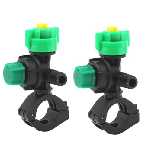 2 Stück professionelle Ventilator-Sprühdüsen für Gartenarbeit, 6-polige Rohrschellen, Verbindungsstück, Haltbarkeit, Bewässerungskopf, effiziente Abdeckung, Sprühdüse 2 Stück professionelle Ventilator-Sprühdüsen für Gartenarbeit, 6-polige Rohrschellen, Verbindungsstück, Haltbarkeit, Bewässerungskopf, effiziente Abdeckung, Sprühdüse von HINAYOSAN