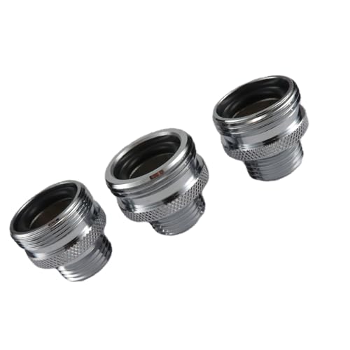 3 x Universal-Duschkopf-Konverter, Kupfer-Duscharm-Umwandlungsadapter, Ersatz-Kugelend-Adapter, Kugelkopf-Adapter von HINAYOSAN