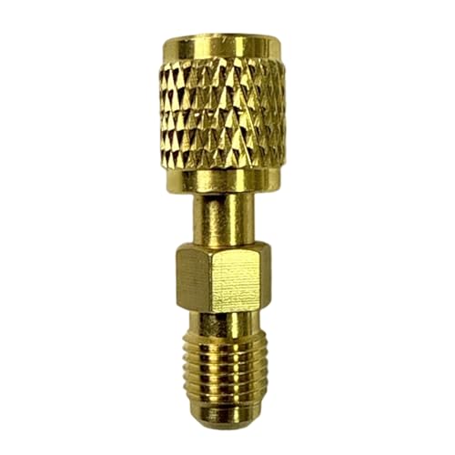 32 R454ABC Kältemittel-Adapter, Messing-Legierung, umgekehrtes Gewinde, 6,35 mm Anschluss zur Verbesserung der Rohrverbindungsstabilität, SAE-Stecker auf Buchse, Adapter 32 R454ABC Kältemittel-Adapter, Messing-Legierung, umgekehrtes Gewinde, 6,35 mm Anschluss zur Verbesserung der Rohrverbindungsstabilität, SAE-Stecker auf Buchse, Adapter von HINAYOSAN