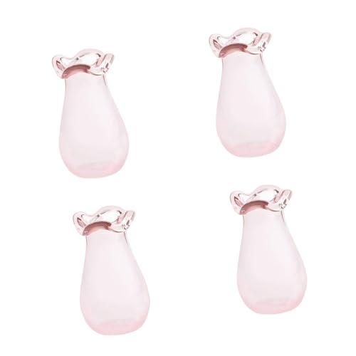 Bunte Miniatur-Glasvase zum Sammeln von Katzenfellen, tierfreundlich, dekorative Aufbewahrungslösung, Fühler, Halter, Glasbehälter von HINAYOSAN