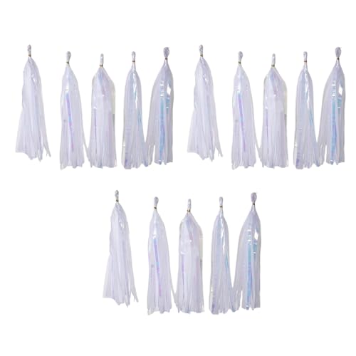 Bunte Papierquasten, Girlande, Bänder für Partys, Hochzeiten, Geburtstage, Veranstaltungen, festliche Accessoires, Party-Dekorationen, Luftschlangen, 3 Stück, 15 Stück Bunte Papierquasten, Girlande, Bänder für Partys, Hochzeiten, Geburtstage, Veranstaltungen, festliche Accessoires, Party-Dekorationen, Luftschlangen, 3 Stück, 15 Stück von HINAYOSAN