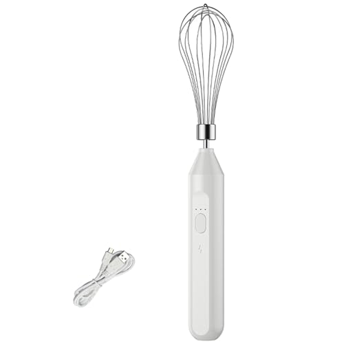 Elektrischer Hand-Milchschäumer, Eierschlägel, 3 Geschwindigkeiten, verstellbare Getränkemixer, Lebensmittel-Mixer für Eier, Milchshakes, Creme, Butter, elektrischer Milchaufschäumer, Mixer, Schaumer Elektrischer Hand-Milchschäumer, Eierschlägel, 3 Geschwindigkeiten, verstellbare Getränkemixer, Lebensmittel-Mixer für Eier, Milchshakes, Creme, Butter, elektrischer Milchaufschäumer, Mixer, Schaumer von HINAYOSAN