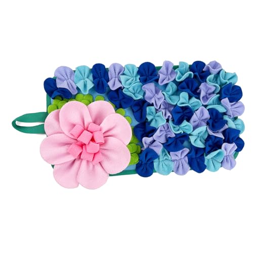 Engaging Kleintier-Futterbrett mit Blumen-Design fördert das natürliche Futterverhalten, waschbares Trainingswerkzeug, stimuliert das natürliche Futterverhalten von HINAYOSAN