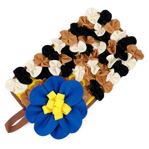 Engaging Kleintier-Futterbrett mit Blumen-Design fördert das natürliche Futterverhalten, waschbares Trainingswerkzeug, stimuliert das natürliche Futterverhalten von HINAYOSAN