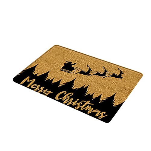 Fußmatte für den Innen- und Außenbereich, saugfähig, für Bad, Dusche, Bodenmatte, Weihnachtsdekorationen für Zuhause, Weihnachten, Fußmatte für den Innenbereich Fußmatte für den Innen- und Außenbereich, saugfähig, für Bad, Dusche, Bodenmatte, Weihnachtsdekorationen für Zuhause, Weihnachten, Fußmatte für den Innenbereich von HINAYOSAN
