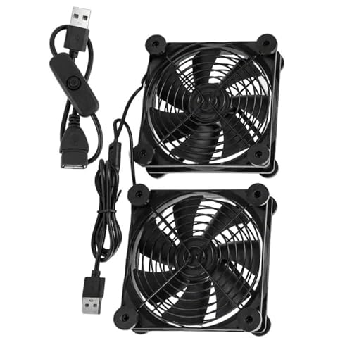 HINAYOSAN Effizienter 120 mm USB-Ventilator mit Ständer zum Kühlen von Routern, Netzwerk-Servern, Projekten und Laptop-Kühllösung, USB-betriebener Ventilator HINAYOSAN Effizienter 120 mm USB-Ventilator mit Ständer zum Kühlen von Routern, Netzwerk-Servern, Projekten und Laptop-Kühllösung, USB-betriebener Ventilator von HINAYOSAN