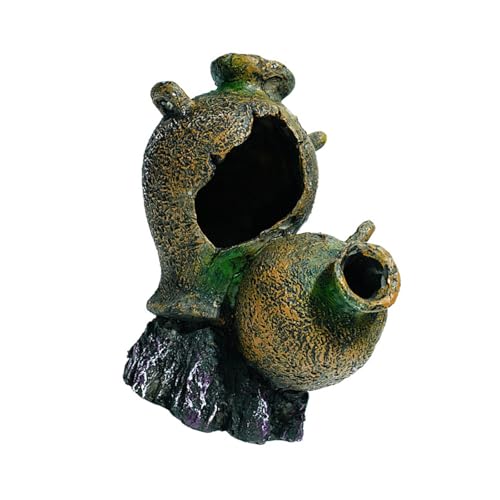 HINAYOSAN Farbbeständige Kammer-Wasserspiel-Ergänzung, gealterte schnelle Versiegelung, beruhigende Meereslebewesen, Kunstharz, Aquarium, Schiffswrack-Dekorationen HINAYOSAN Farbbeständige Kammer-Wasserspiel-Ergänzung, gealterte schnelle Versiegelung, beruhigende Meereslebewesen, Kunstharz, Aquarium, Schiffswrack-Dekorationen von HINAYOSAN