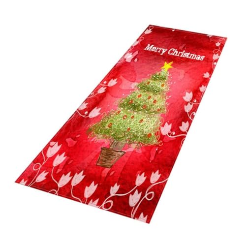 HINAYOSAN Frohe Weihnachtsbaum-Dekoration, Fußmatte, für den Innenbereich, Heimteppich, dekorative Party-Ornamente, Geschenke, Weihnachtskranz-Zubehör HINAYOSAN Frohe Weihnachtsbaum-Dekoration, Fußmatte, für den Innenbereich, Heimteppich, dekorative Party-Ornamente, Geschenke, Weihnachtskranz-Zubehör von HINAYOSAN