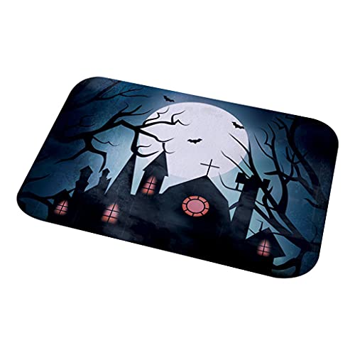 HINAYOSAN Modische Weihnachts-Fußmatte, Halloween-Kürbis-Eingangstürmatte, Eingang, für Innenbereich, Flanell-Pad, Gartenteppich, Polsterung, Treppenstufen, Bodenschutz, Unterlage HINAYOSAN Modische Weihnachts-Fußmatte, Halloween-Kürbis-Eingangstürmatte, Eingang, für Innenbereich, Flanell-Pad, Gartenteppich, Polsterung, Treppenstufen, Bodenschutz, Unterlage von HINAYOSAN